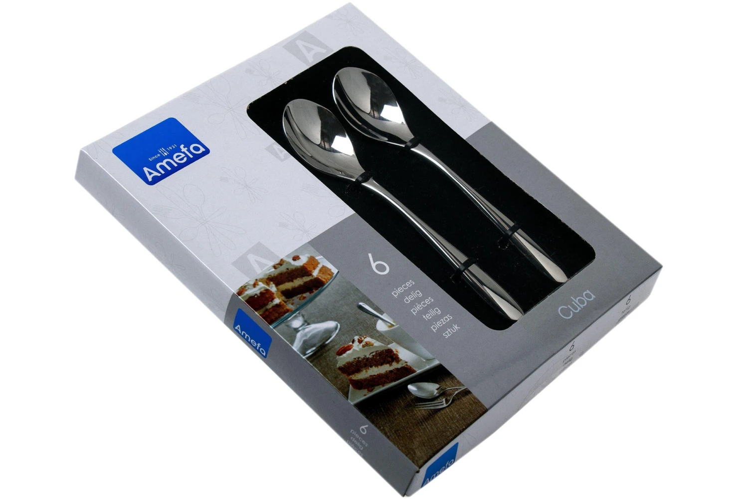 Amefa Cuba 1120 Cuillères à Café, 6 Pièces 4 Amefa Cuba 1120 Cuillères à Café, 6 Pièces – Image 4