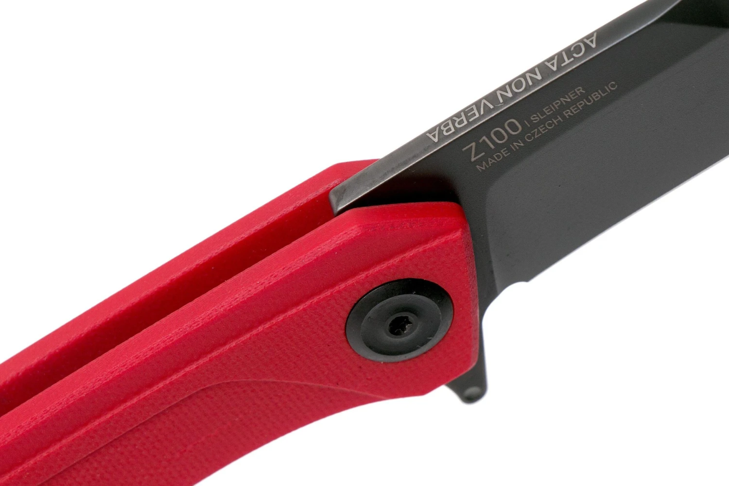 ANV Z100 Sleipner, Linerlock, G10, DLC, Red, ANVZ100-025 Couteau De Poche 6 ANV Z100 Sleipner, Linerlock, G10, DLC, Red, ANVZ100-025 Couteau De Poche – Image 6