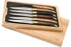 Laguiole En Aubrac Set Couteaux Steak 6 Pièces Essences Variées, 62C99BDLBH -Pas Cher Lame Pro Magasin AU62C99BDLBH 05 laguiole en aubrac au62c99bdlbh 05