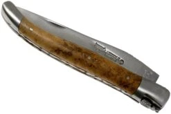 Laguiole En Aubrac 12cm Teck Guillochage Manuel L0212LKH/FSB1, Couteau Laguiole -Pas Cher Lame Pro Magasin AUL0212LKH FSB1 04 laguiole en aubrac