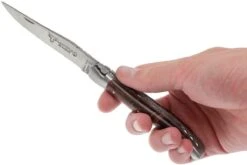 Laguiole En Aubrac 12cm Doubles Platines, Loupe De Palissandre -Pas Cher Lame Pro Magasin AUL0712LPI FSB1 07 laguiole en aubrac aul0712lpi fsb1 07