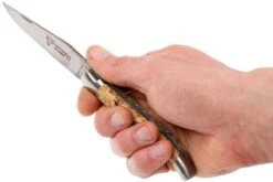 Laguiole En Aubrac 12cm Double Plates, Châtaigne Poncé Main, L0712NWI-FSB1 -Pas Cher Lame Pro Magasin AUL0712NWI FSB1 08 laguiole en aubrac aul0712nwi fsb1 08