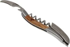 Laguiole En Aubrac Couteau Sommelier Manche En Bois De Genévrier -Pas Cher Lame Pro Magasin AUSOM99GEI LSB1 03 laguiole en aubrac sommeliermes ausom99gei lsb1 03