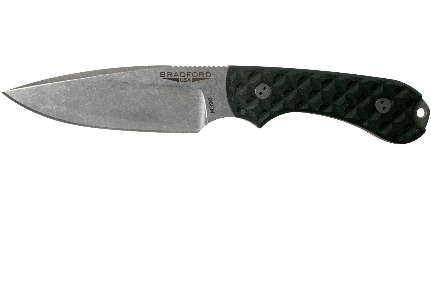 Bradford Guardian 3, Black G10 Guardian 3 M390, False Edge, Sabre Stonewashed 3FE-001-M390 1 Bradford Guardian 3, Black G10 Guardian 3 M390, False Edge, Sabre Stonewashed 3FE-001-M390