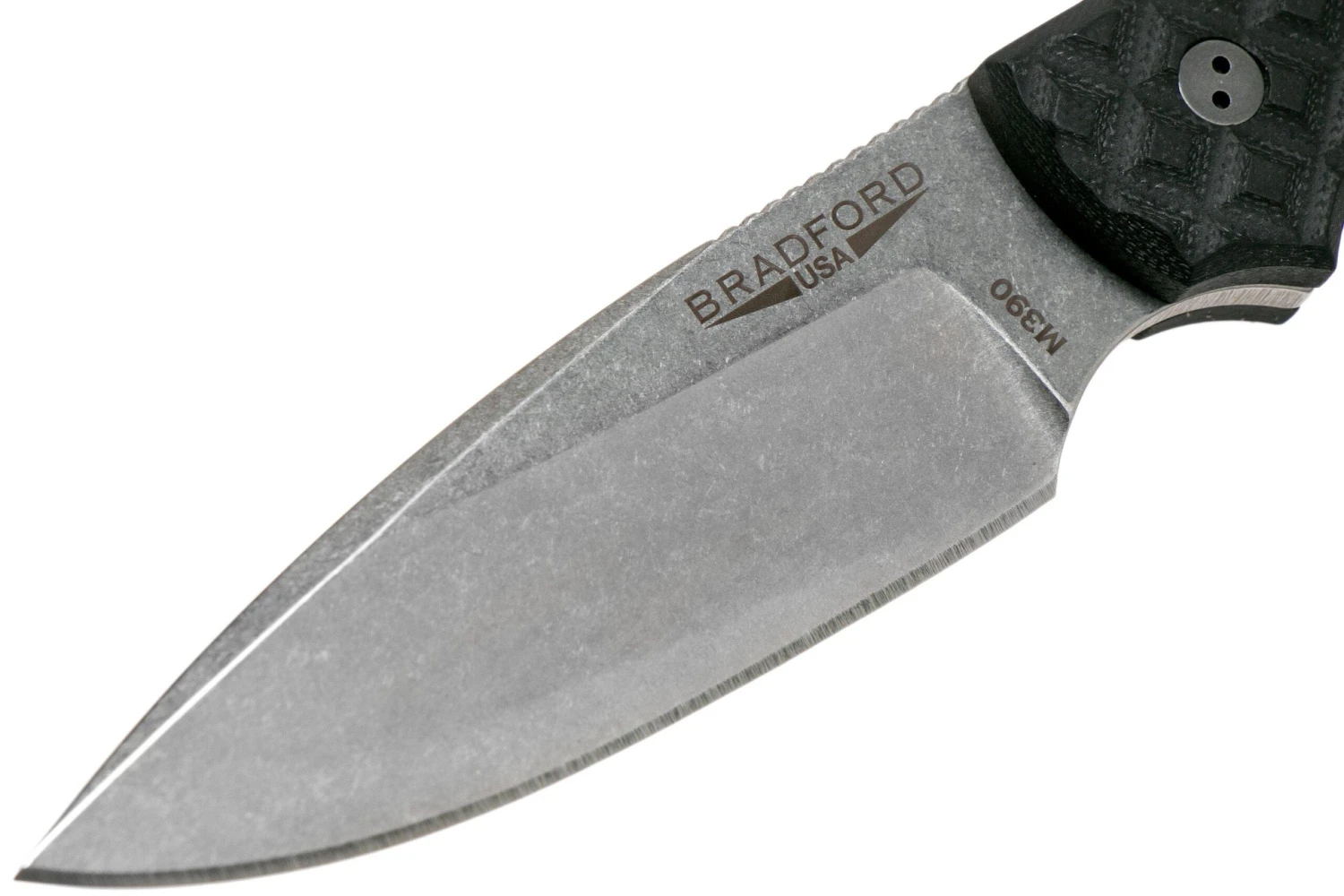 Bradford Guardian 3, Black G10 Guardian 3 M390, False Edge, Sabre Stonewashed 3FE-001-M390 3 Bradford Guardian 3, Black G10 Guardian 3 M390, False Edge, Sabre Stonewashed 3FE-001-M390 – Image 3