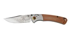 Benchmade Mini Crooked River Whitetail Limited Edition Artist Series 15085-2202, Couteau De Poche De Chasse, Casey Underwood Design