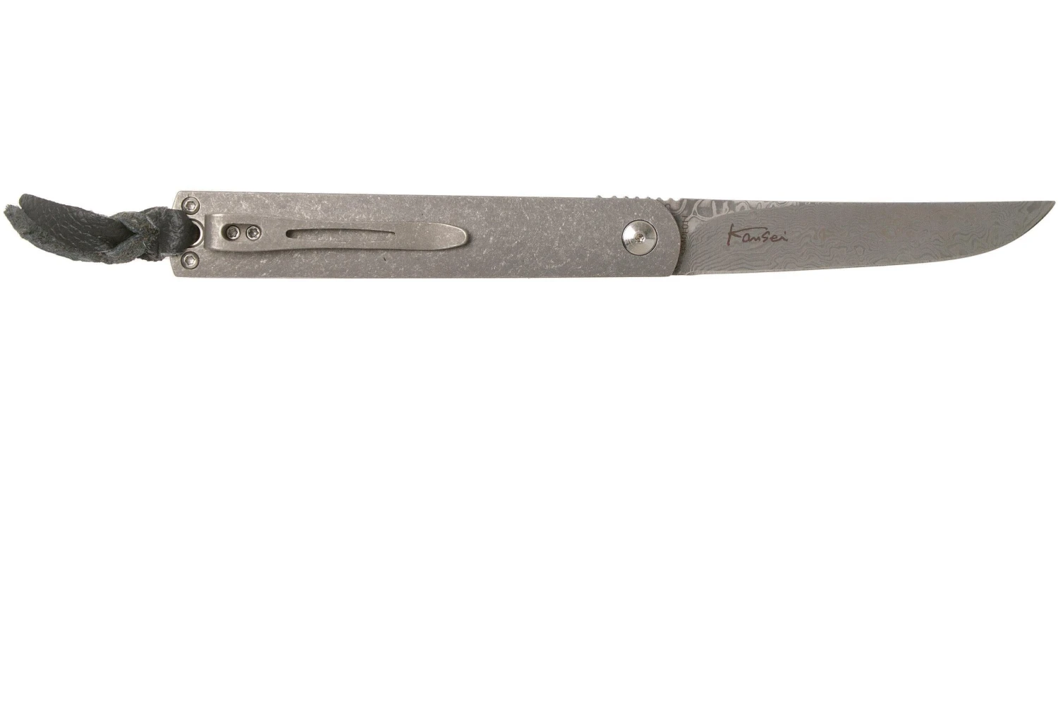 Böker Plus Nori Damascus 01BO897DAM Couteau De Poche, Kansei Matsuno Design 2 Böker Plus Nori Damascus 01BO897DAM Couteau De Poche, Kansei Matsuno Design – Image 2