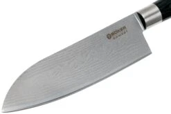 Böker Damast Black Santoku 17 Cm 130417DAM -Pas Cher Lame Pro Magasin BO130417DAM 03 boker damast