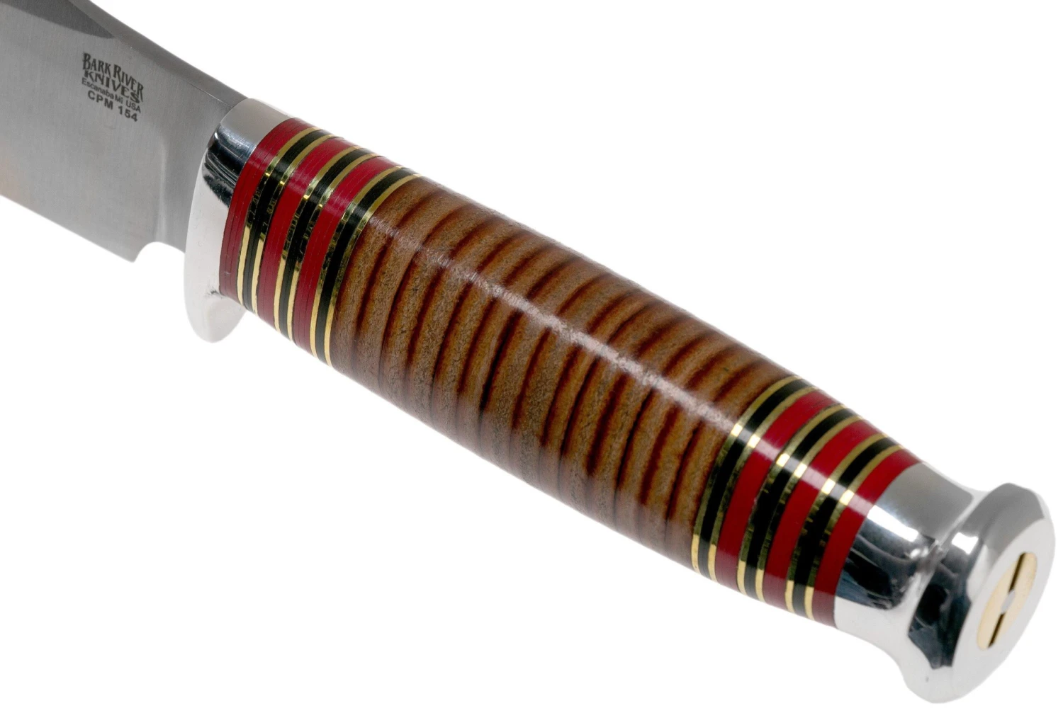 Bark River Trailmate 2 CPM154 Stacked Leather Couteau De Chasse 5 Bark River Trailmate 2 CPM154 Stacked Leather Couteau De Chasse – Image 5