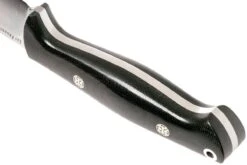 Bark River North Country EDC CPM 154, Black Canvas Micarta, Mosaic Pins -Pas Cher Lame Pro Magasin BRK02 054BRKC MP 04 bark river brk02 054brkc mp 04