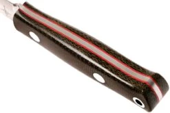 Bark River Mini Bushcrafter CPM 3V, Green Canvas Micarta, Red Liner -Pas Cher Lame Pro Magasin BRK06 022GNC RL 04 bark river brk06 022gnc rl 04