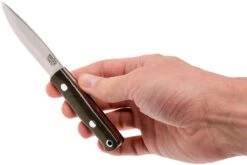 Bark River Mini Bushcrafter CPM 3V, Green Canvas Micarta, Red Liner -Pas Cher Lame Pro Magasin BRK06 022GNC RL 06 bark river brk06 022gnc rl 06