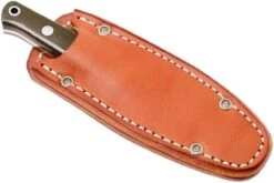 Bark River Mini Bushcrafter CPM 3V, Green Canvas Micarta, Red Liner -Pas Cher Lame Pro Magasin BRK06 022GNC RL 07 bark river brk06 022gnc rl 07