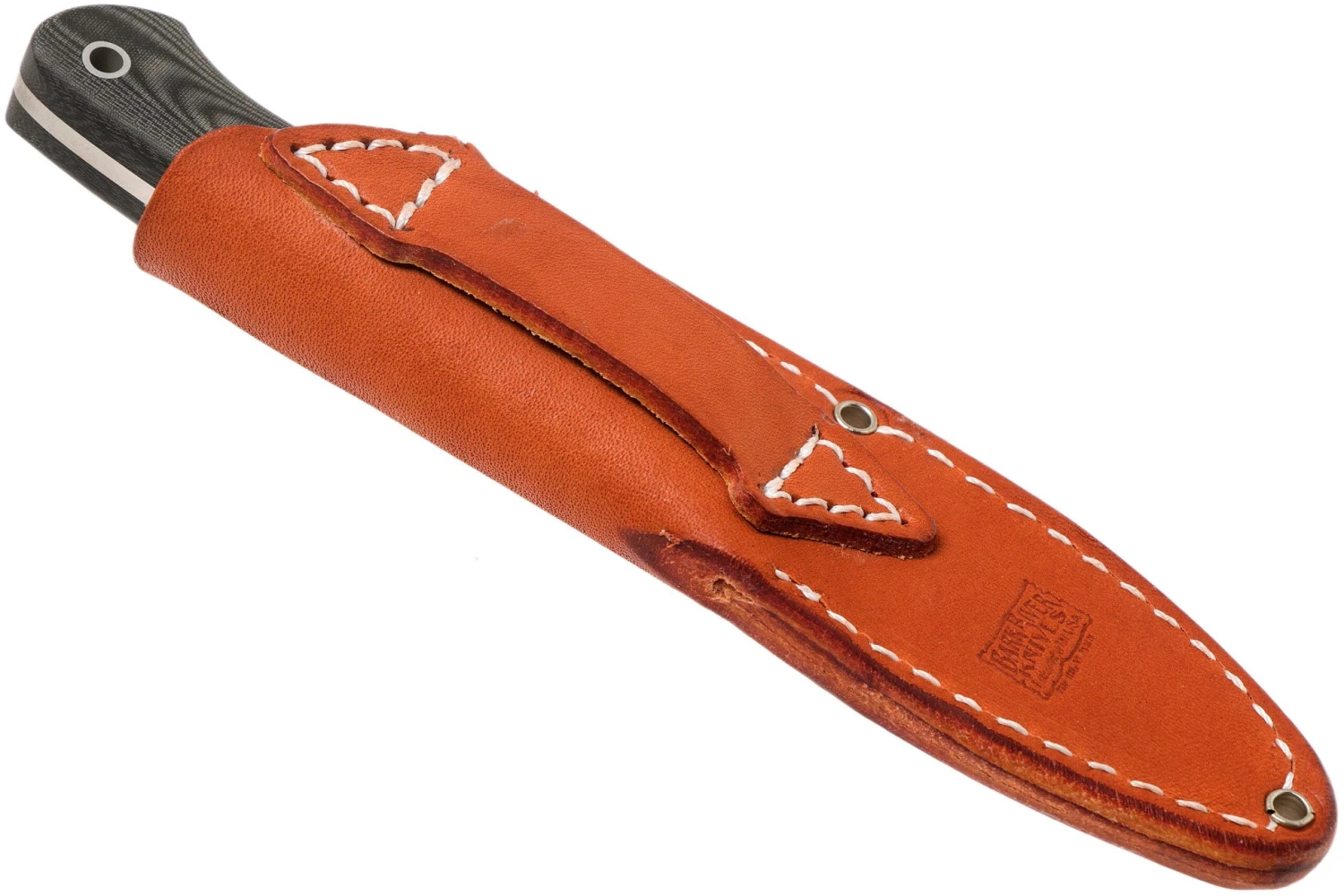 Bark River Mini Aurora CPM 3V, Black Linen Matte Micarta, Hollow Pins 7 Bark River Mini Aurora CPM 3V, Black Linen Matte Micarta, Hollow Pins – Image 7