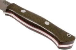 Bark River Aurora A2, Green Canvas Micarta, Red Liners -Pas Cher Lame Pro Magasin BRK06 140GRCRL 04 bark river brk06 140grcrl 04