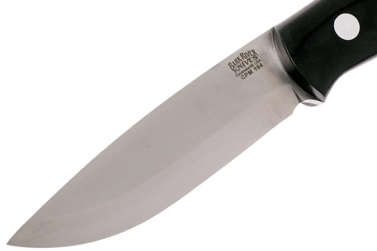 Bark River Bushcrafter I CPM 154, Black Canvas Micarta 3 Bark River Bushcrafter I CPM 154, Black Canvas Micarta – Image 3