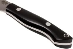 Bark River Kalahari Bushman A2, Black Canvas Micarta, Brown Sheath -Pas Cher Lame Pro Magasin BRK12 116BRKC 04 bark river brk12 116brkc 04