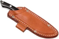 Bark River Kalahari Bushman A2, Black Canvas Micarta, Brown Sheath -Pas Cher Lame Pro Magasin BRK12 116BRKC 07 bark river brk12 116brkc 07