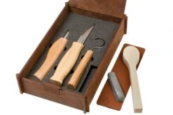 BeaverCraft Spoon Carving Tool Set S13BOX, Set à Sculpter Le Bois Avec Emballage Cadeau