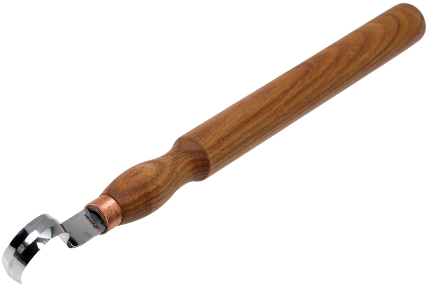 BeaverCraft Oak Spoon Carving Knife Long 30 Mm Long SK2SLONG, Double Edge, Couteau Croche Avec étui 2 BeaverCraft Oak Spoon Carving Knife Long 30 Mm Long SK2SLONG, Double Edge, Couteau Croche Avec étui – Image 2