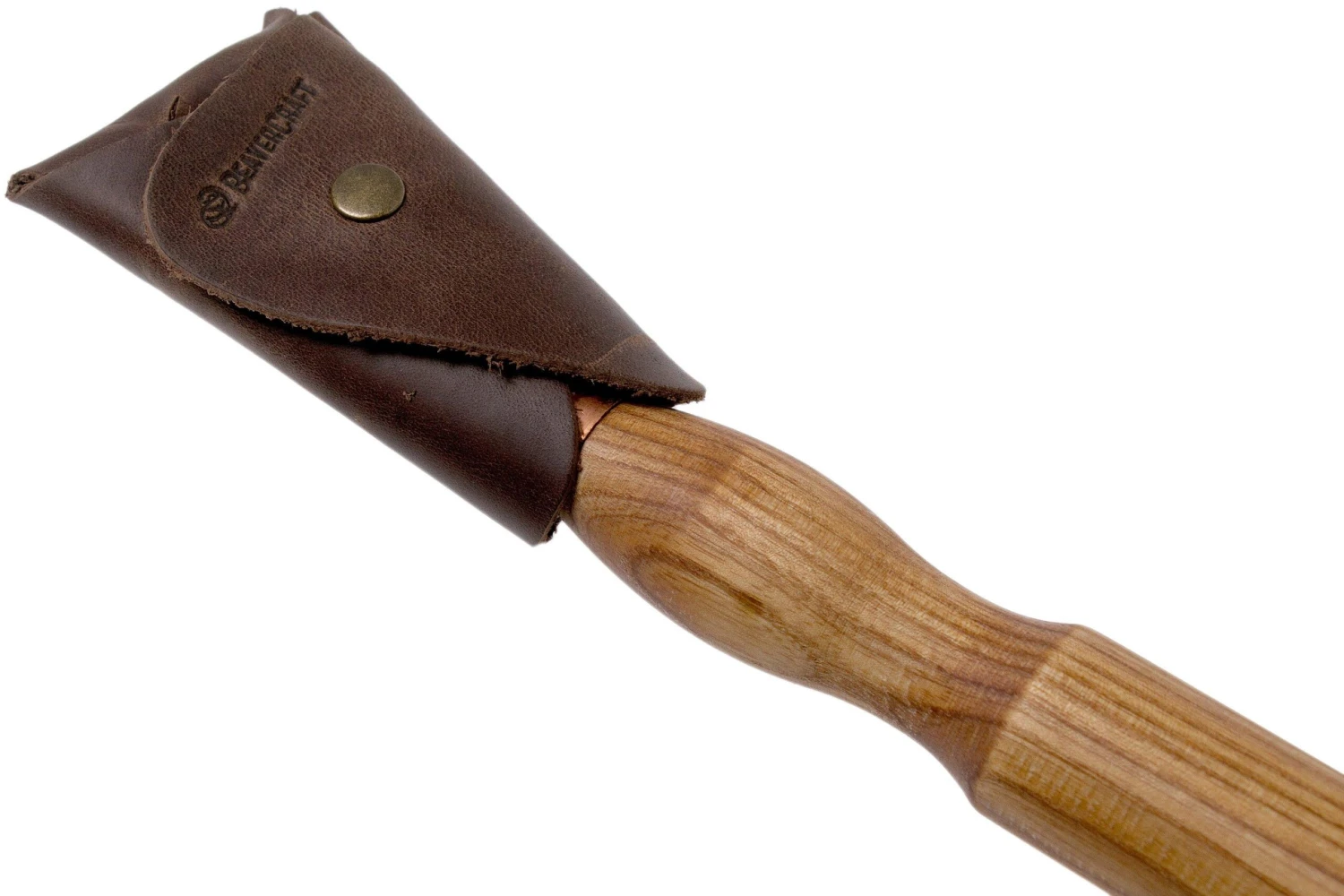 BeaverCraft Oak Spoon Carving Knife Long 30 Mm Long SK2SLONG, Double Edge, Couteau Croche Avec étui 3 BeaverCraft Oak Spoon Carving Knife Long 30 Mm Long SK2SLONG, Double Edge, Couteau Croche Avec étui – Image 3