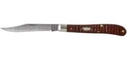 Case Slimline Trapper Brown Synthetic, 00135, 31048 SS Couteau De Poche