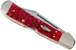 Case Copperhead Dark Red Bone, Peach Seed Jig, 31954, 61749L CV Couteau De Poche -Pas Cher Lame Pro Magasin CE31954 04 case