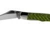Case Kickstart Mid Folding Hunter Green & Black Carbon Fibre-G10 Weave Smooth, 50711, 101265AC SS Couteau De Poche