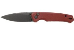 Civivi Altus C20076-2 Blackwashed, Burgundy G10 Couteau De Poche