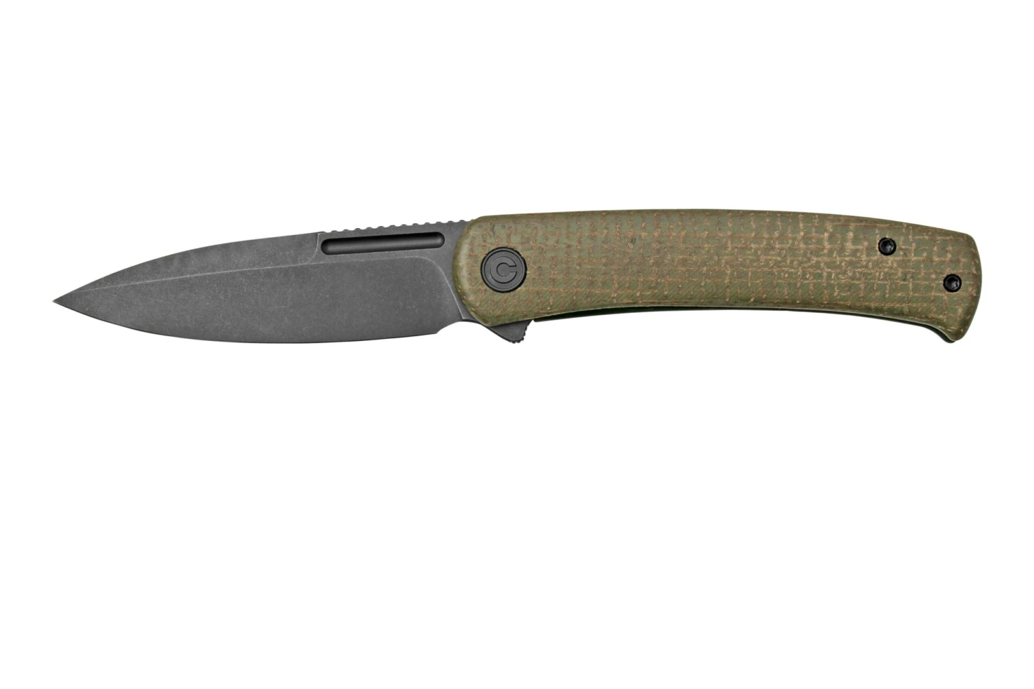 Civivi Cetos C21025B-3 Green Micarta Coarse, Couteau De Poche 1 Civivi Cetos C21025B-3 Green Micarta Coarse, Couteau De Poche