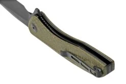 Civivi Baklash C801K Green Micarta Coarse, Couteau De Poche -Pas Cher Lame Pro Magasin CIC801K 04 civivi