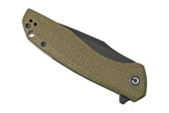 Civivi Baklash C801K Green Micarta Coarse, Couteau De Poche -Pas Cher Lame Pro Magasin CIC801K 06 civivi