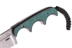 CRKT Minimalist Spear Point, Green Black, Couteau De Cou, Alan Folts Design -Pas Cher Lame Pro Magasin CK 2396 04 crkt