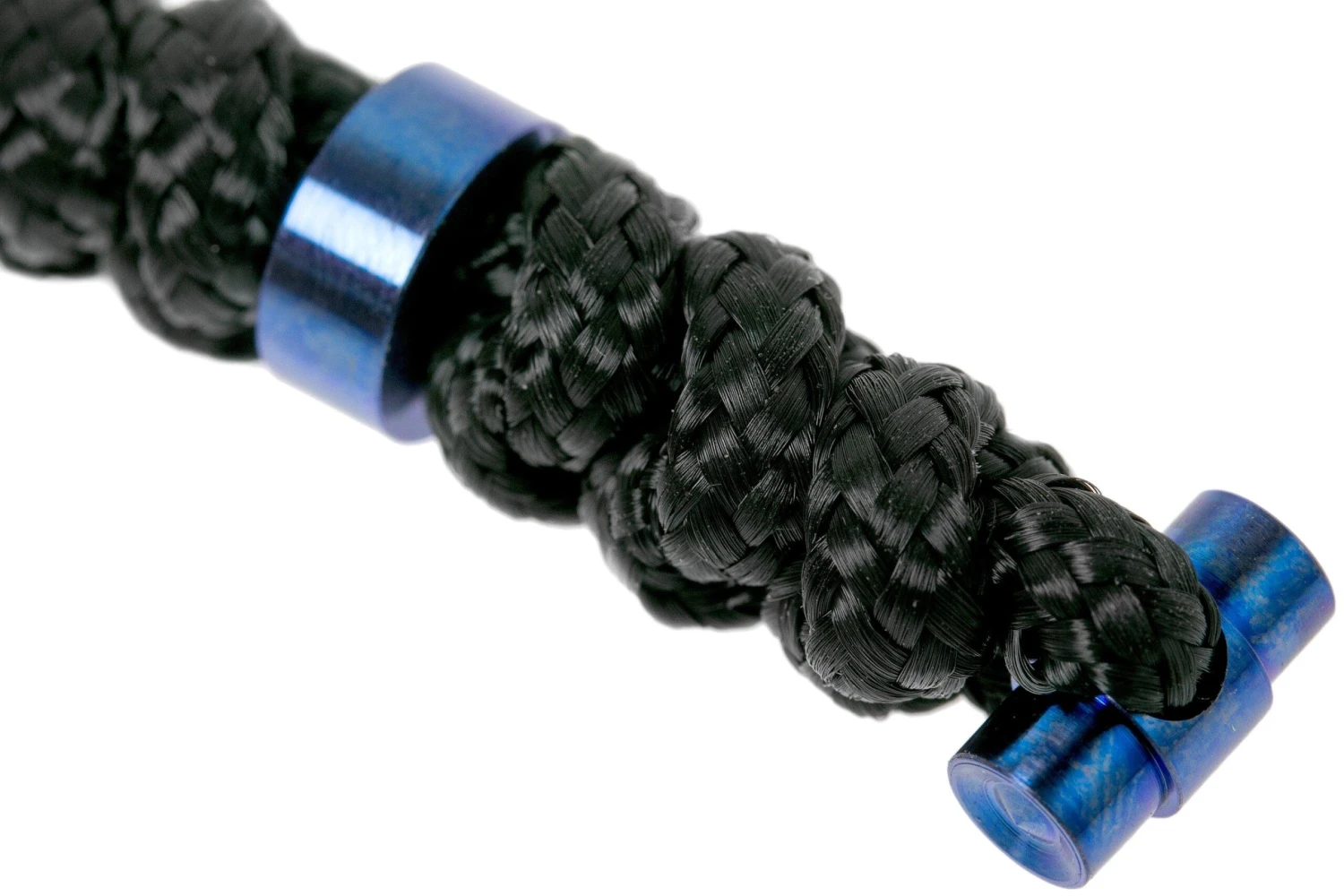 Chris Reeve Large Sebenza/Umnumzaan Lanyard With Bead Black/blue COM-7083 2 Chris Reeve Large Sebenza/Umnumzaan Lanyard With Bead Black/blue COM-7083 â Image 2