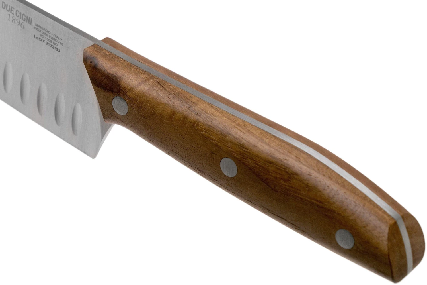 Due Cigni 1896, 2C1005NO Santoku 18 Cm, Bois De Noyer 5 Due Cigni 1896, 2C1005NO Santoku 18 Cm, Bois De Noyer – Image 5