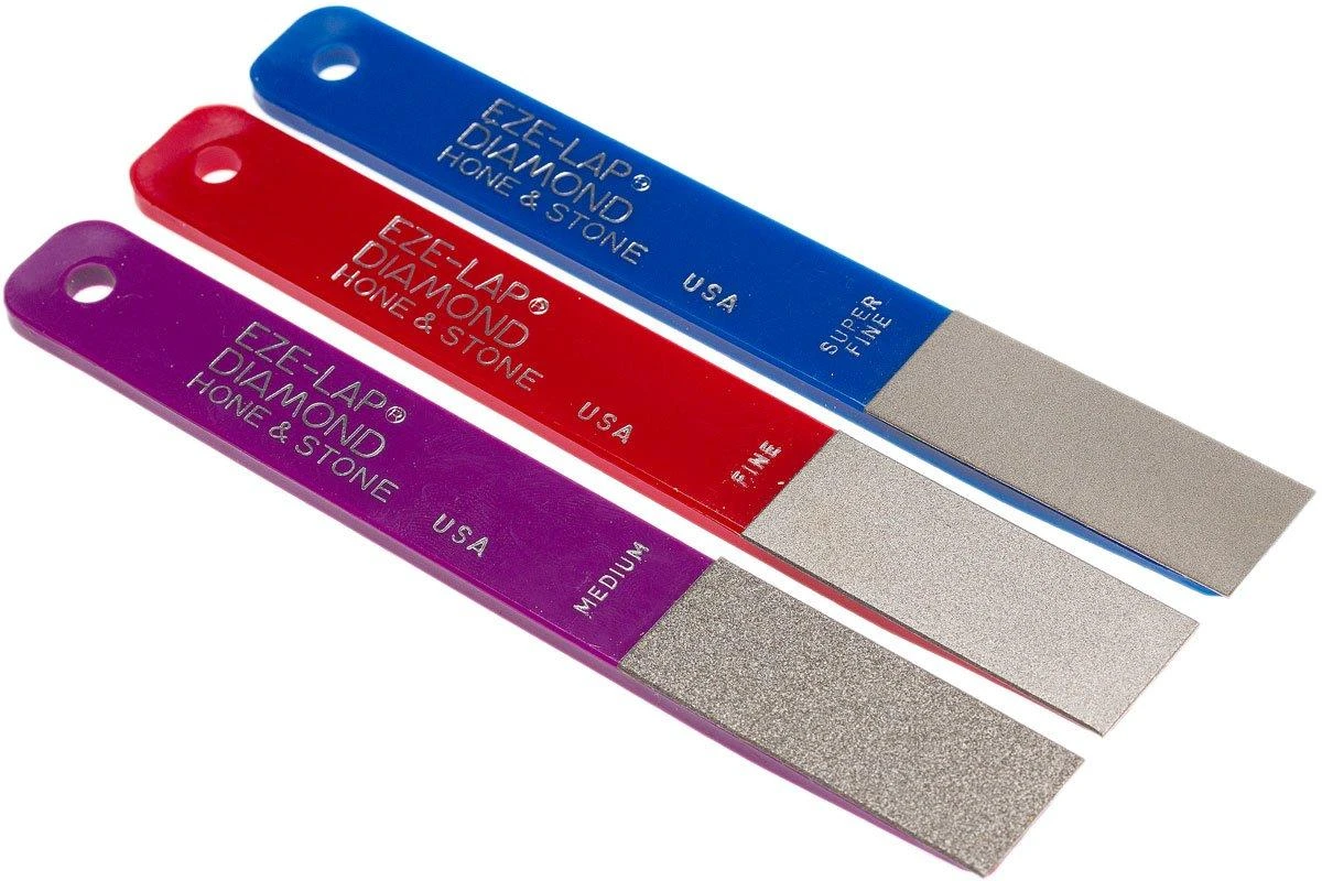 EZE-LAP Diamond Hone & Stone Limes Diamant, Set De 3, LPAK 2 EZE-LAP Diamond Hone & Stone Limes Diamant, Set De 3, LPAK – Image 2