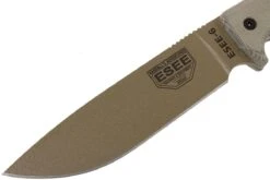ESEE Model 6 Desert Tan Blade 6P-DE Couteau De Survie Avec étui Zytel + Clip Ceinture -Pas Cher Lame Pro Magasin EE ESEE 6P DE 03 esee knives ee esee 6p de 03