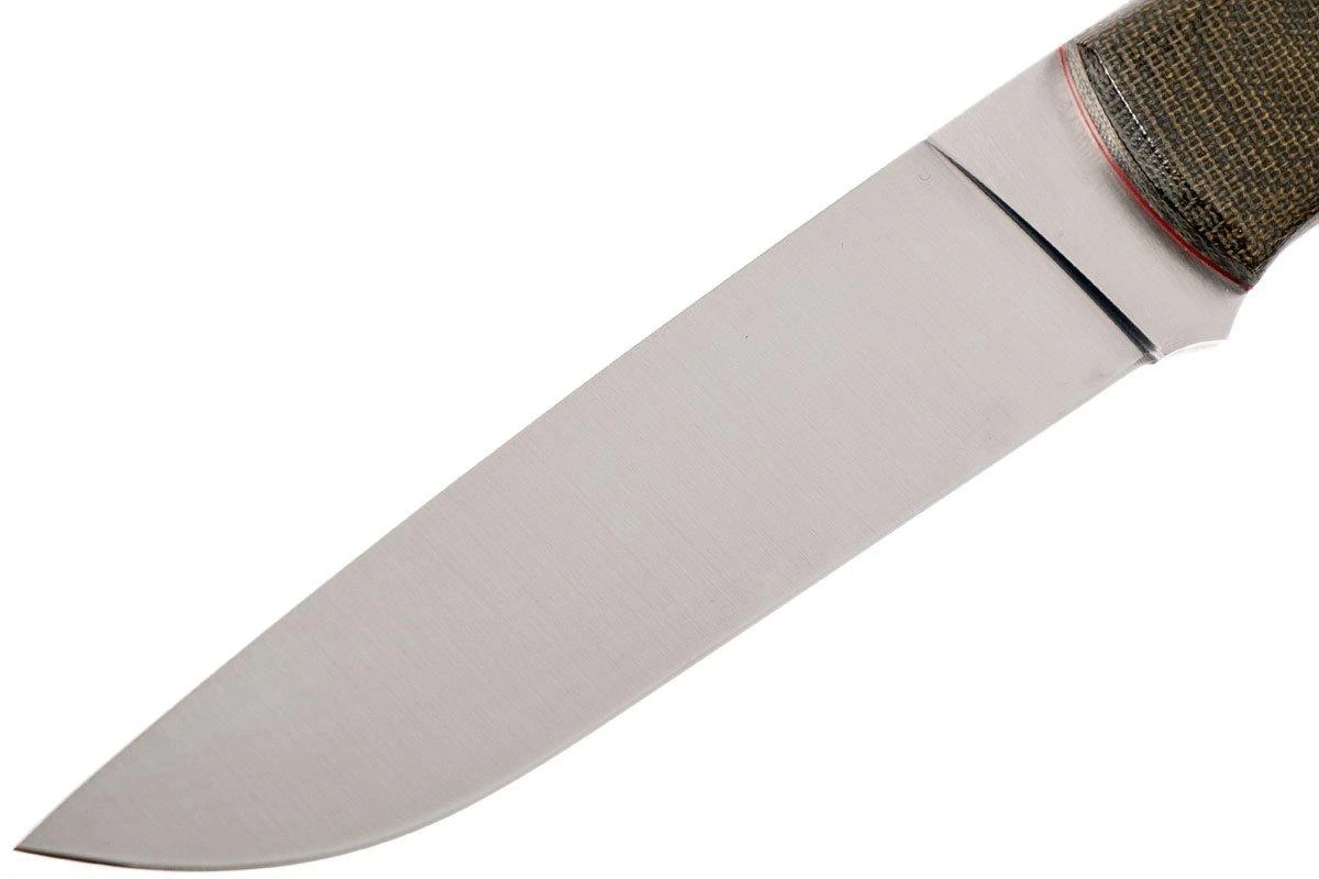 Brisa Trapper 115 Green Canvas Micarta Elmax Flat 2066 Couteau De Bushcraft 7 Brisa Trapper 115 Green Canvas Micarta Elmax Flat 2066 Couteau De Bushcraft – Image 7