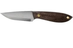 Brisa Bobtail 80 Bison Micarta Handle, 12C27 Scandi, Multicarry Sheath 9954
