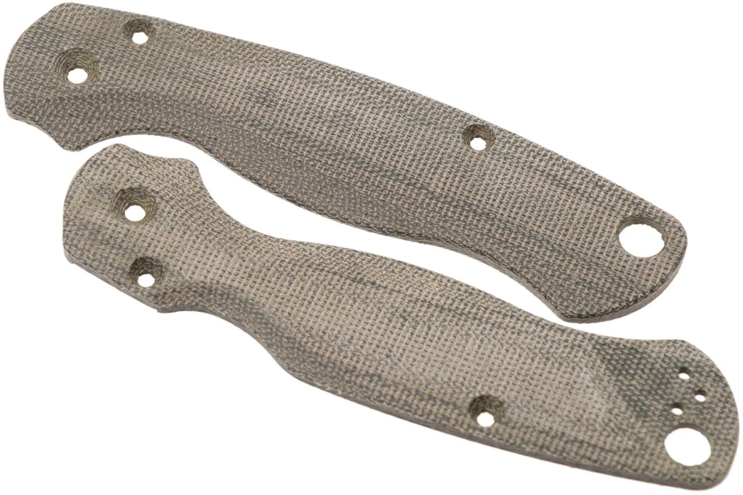 Flytanium Spyderco Paramilitary 2 Lotus Scales, Green Canvas Micarta 1 Flytanium Spyderco Paramilitary 2 Lotus Scales, Green Canvas Micarta