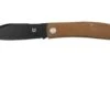Fox Knives Livri FX-273MCBB Knivesandtools Exclusive, Brown Micarta, Black Couteau De Poche Slipjoint