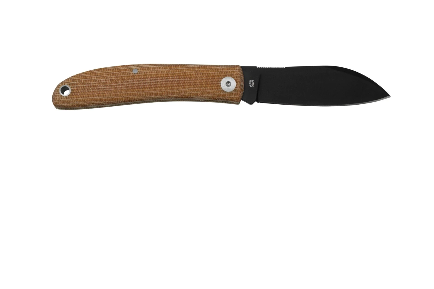 Fox Knives Livri FX-273MCBB Knivesandtools Exclusive, Brown Micarta, Black Couteau De Poche Slipjoint 2 Fox Knives Livri FX-273MCBB Knivesandtools Exclusive, Brown Micarta, Black Couteau De Poche Slipjoint – Image 2