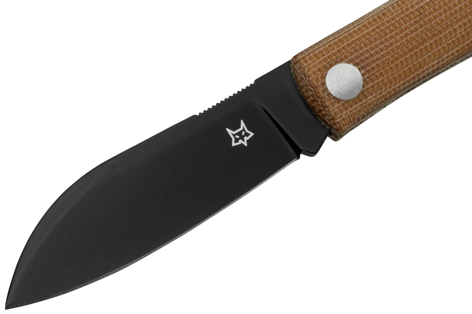 Fox Knives Livri FX-273MCBB Knivesandtools Exclusive, Brown Micarta, Black Couteau De Poche Slipjoint 3 Fox Knives Livri FX-273MCBB Knivesandtools Exclusive, Brown Micarta, Black Couteau De Poche Slipjoint – Image 3
