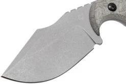 Fox Knives Monkey Thumper FX-633MOD OD Green Canvas Micarta Couteau Fixe, Ken Vehikite Design -Pas Cher Lame Pro Magasin FOFX 633MOD 03 fox knives