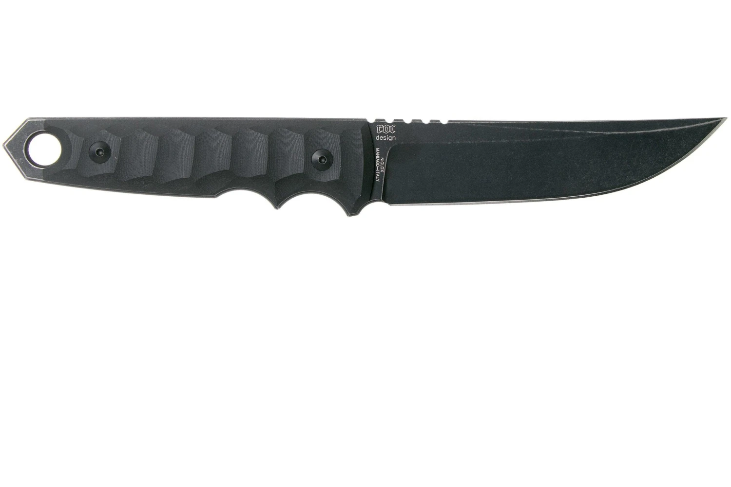 Fox Knives Ryu FX-634 Black G10, Couteau Fixe, Black Roc Knives Design 2 Fox Knives Ryu FX-634 Black G10, Couteau Fixe, Black Roc Knives Design – Image 2