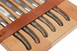 Fontenille Pataud Ensemble De Couteaux à Steak (6 Pièces), Noyer -Pas Cher Lame Pro Magasin FPLTC6NO 03 fontenille pataud steakmessenset walnoot fpltc6no d3