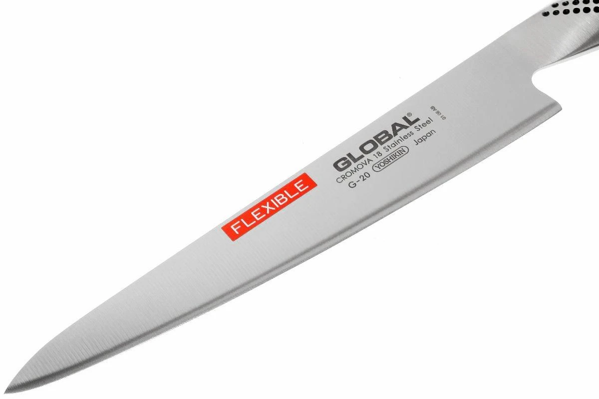 Global G20 Couteau à Filet Flexible 20 Cm 2 Global G20 Couteau à Filet Flexible 20 Cm – Image 2