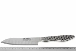 Global GS57 Couteau Santoku à Alvéoles 12 Cm -Pas Cher Lame Pro Magasin GL GS57 05 global santoku gl gs57 d5
