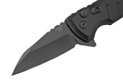 Hogue X1 Microflip Wharncliffe All Black, 24166 Couteau De Poche, Allen Elishewitz Design -Pas Cher Lame Pro Magasin HK24166 03 hogue