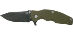 Rick Hinderer Jurassic Slicer Battle Black, OD Green G10 CPM 20CV Couteau De Poche